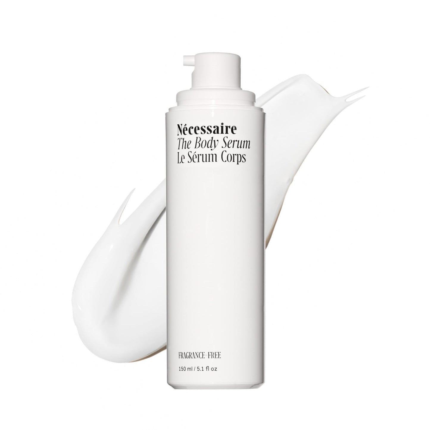 Nécessaire The Body Serum - Fragrance-Free Hyaluronic Acid Body Serum for Women+ Men. Niacinamide Firming Body Lotion - Fast-Absorbing for Sensitive +