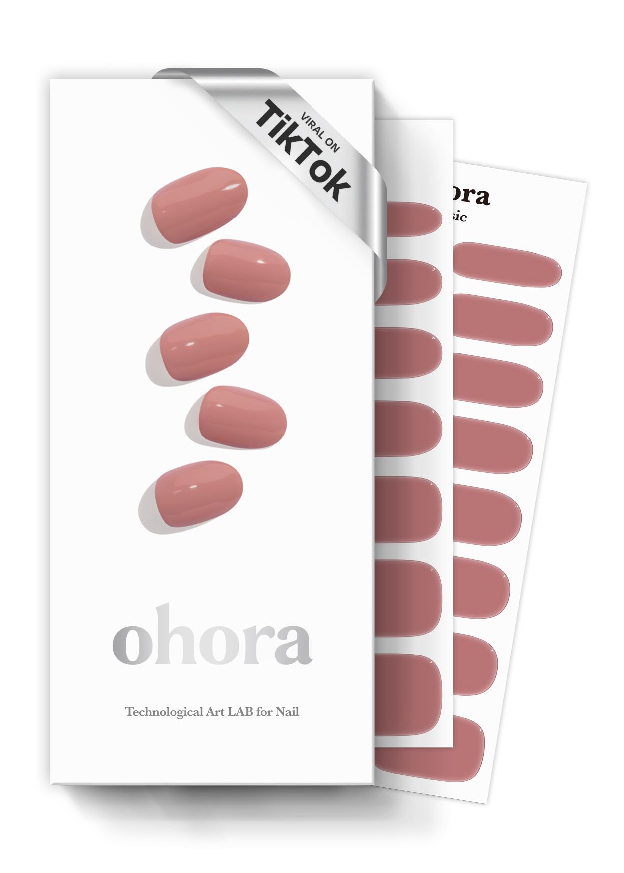 ohora Semi Cured Gel Nail Strips (N Dancing Flower N Gleam Blue) - Works with Any Lamps, Salon-Quality, Long Lasting, Easy to Apply & Remove Beauty and Personal Care ohora Default Title