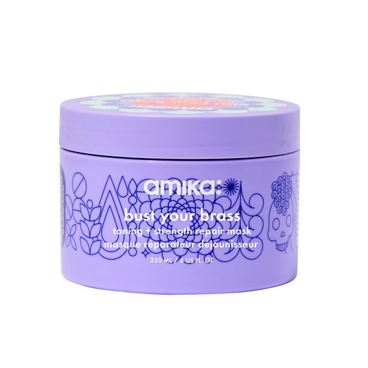 amika bust your brass toning + strength repair mask, 250ml Beauty & Personal Care Amika