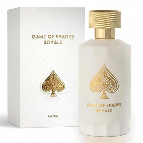 Jo Milano Game of Spades Royale Parfum Spray | 3.4 oz (100ml) | Oud Wood, Amber, Musk, Floral, Caramel Scent | Long Lasting Fragrance for Men and