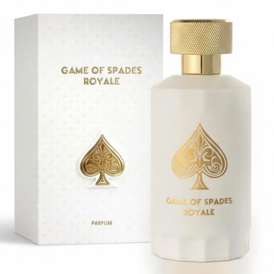 Jo Milano Game of Spades Royale Parfum Spray | 3.4 oz (100ml) | Oud Wood, Amber, Musk, Floral, Caramel Scent | Long Lasting Fragrance for Men and Beauty & Personal Care Jo Milano