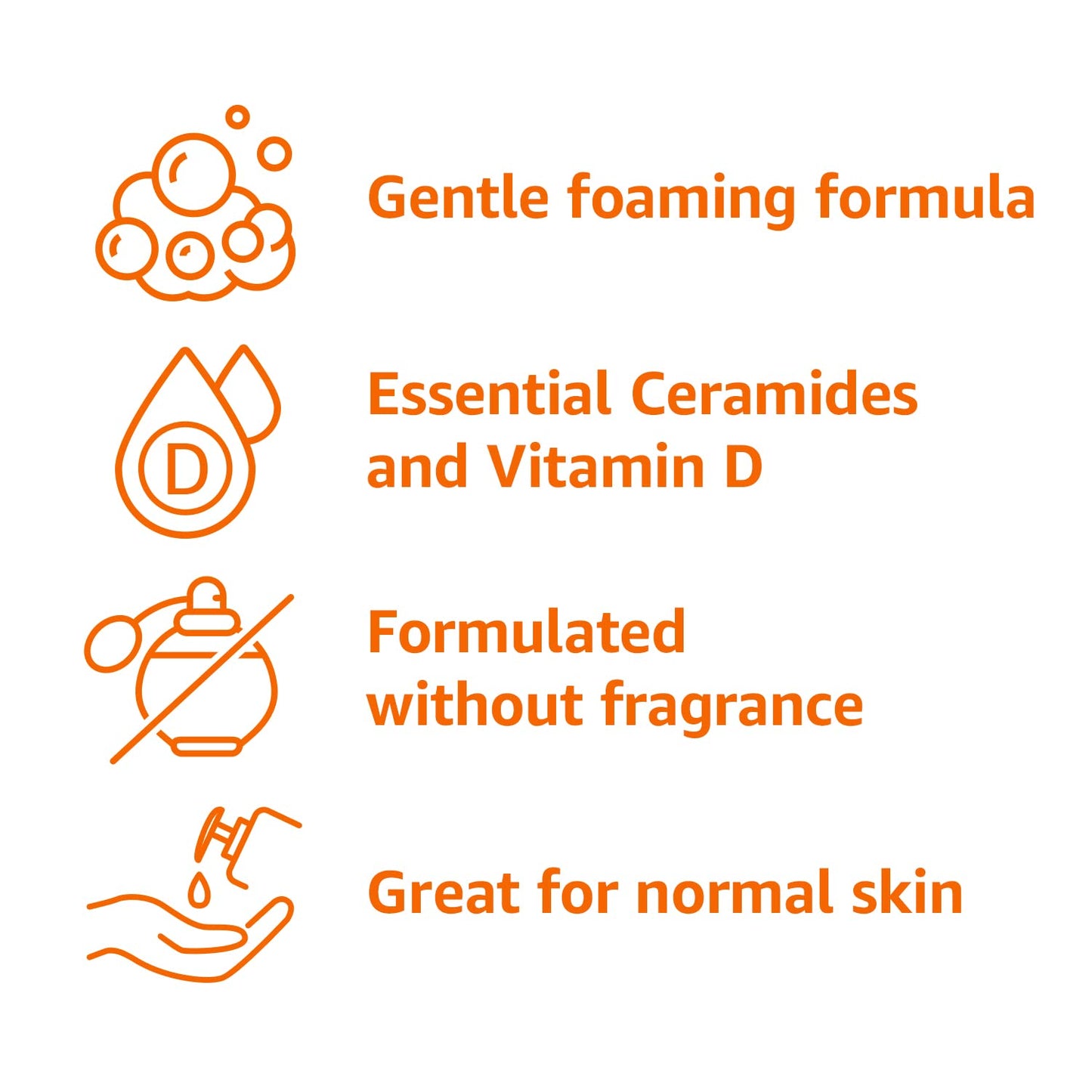 Amazon Basics Exfoliating Face Wash Cleanser, Renewing Salicylic Acid with Ceramides & Vitamin D, Foaming Formula, Smooths Skin, 8 fl oz (Pack of 3) Beauty and Personal Care Amazon Basics