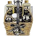 Gift Baskets for women Mom Gifts, Bath and Body Spa Set- Orchid & Jasmine Home Spa Set With Body Scrubs, Lotions, Oils, Gels and More - Care Package