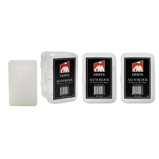 Gents Alum Block in Plastic Case - Upgrade Your Shave - Soothing Aftershave Solution for Shaving Razor Burn Relief - Travel Friendly Durable Plastic Beauty and Personal Care G.B.S