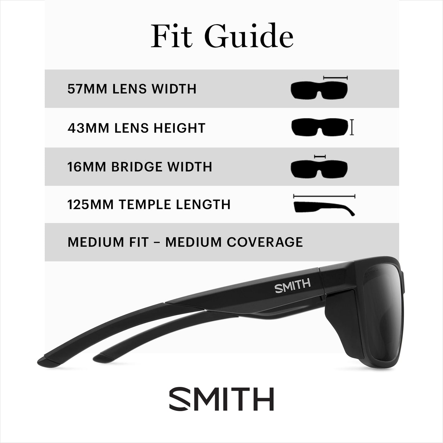 SMITH Longfin Sunglasses - Performance Sports Active Sunglasses for Watersports, Fishing & More - For Men & Women - Matte Black + Black ChromaPop