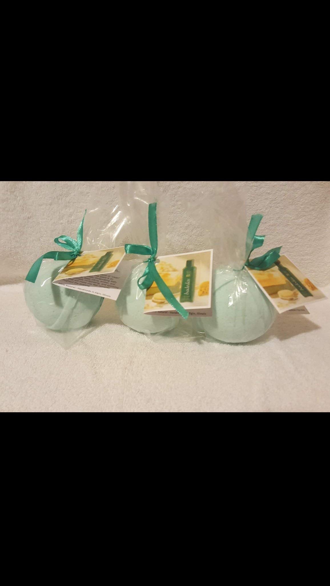 Spa Pure ISSEYMIYAKE Bath Bombs - 3 XL Fizzies, Ultra-Moisturizing, Natural, Organic, Made with Shea, Mango and Cocoa Butter
