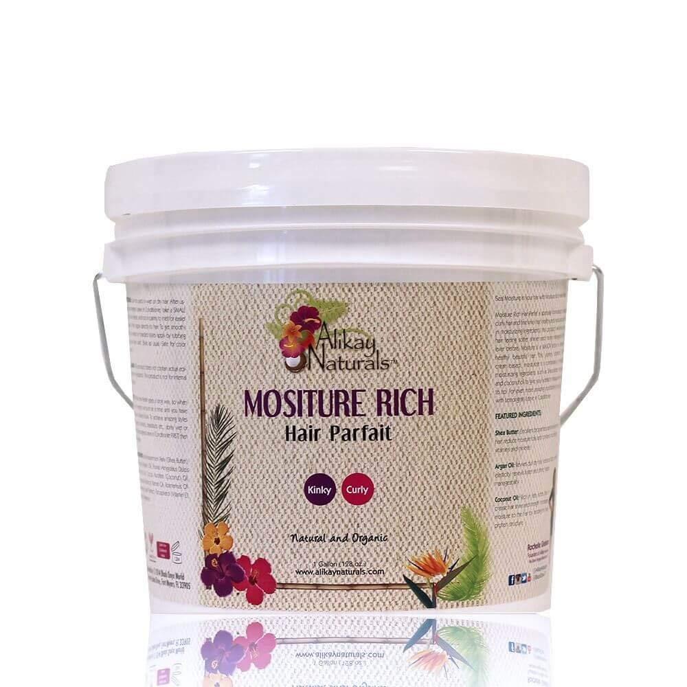 Alikay Naturals Moisturizer Rich Hair Parfait Natural Shea Butter, Argan Oil & Coconut Oil 8 Ounce