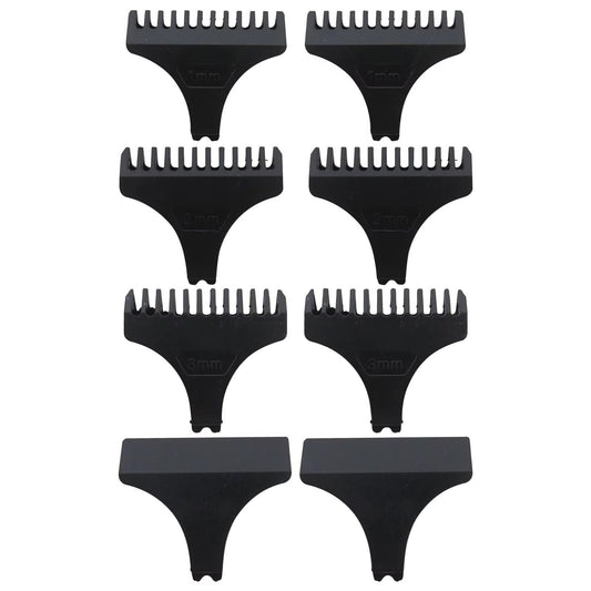 Misimain 8-Piece Safety Guard Set: 1/2/3mm Limit Combs + Scratch Protection Covers for 31mm/32mm T-Blade, for Detailer, for Electric Trimmer Beauty and Personal Care Misimain