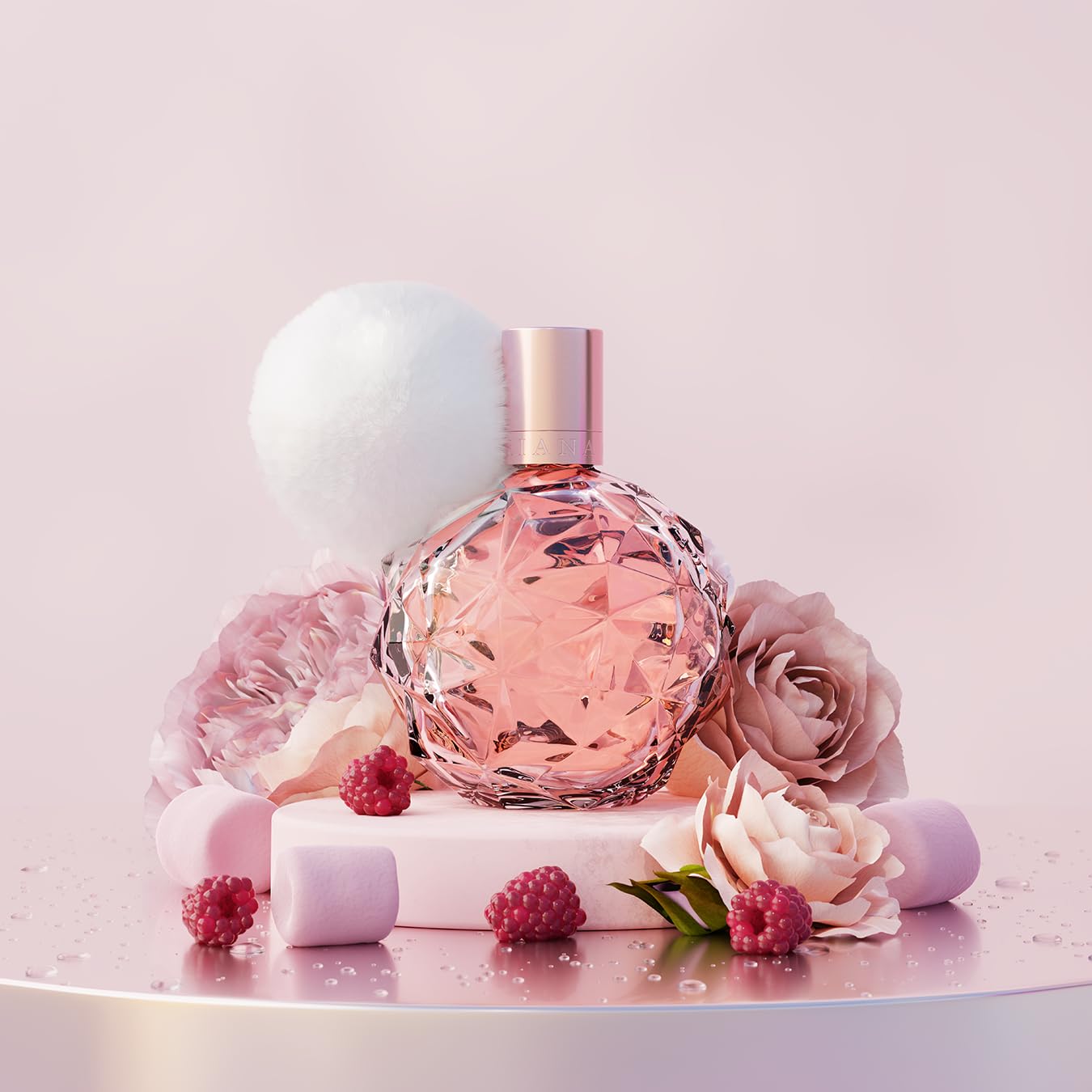 Ariana Grande Ari Eau de Parfum - Long Lasting Fragrance with Pear, Raspberry, and Vanilla Orchid - Floral Gourmand Women’s Perfume - Travel Size - 0.25 Fl Oz