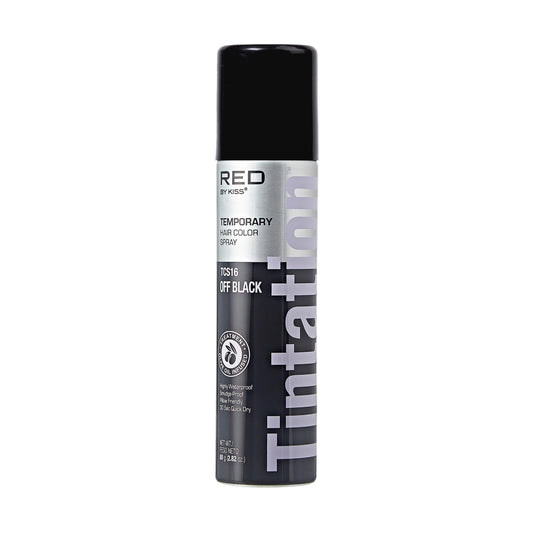 Red by Kiss Tintation Temporary Hair Color Spray, Instant Gray Root Touch Up Coverage, Water-Resistant & Smudge-Proof, Easy Wash Out, Barber