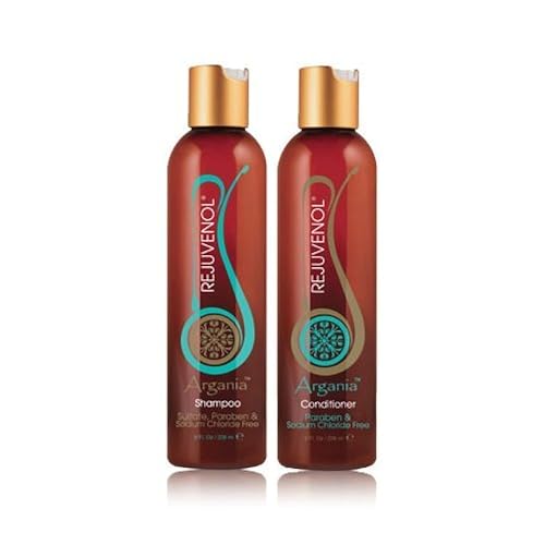 Rejuvenol Argania Shampoo & Conditioner Set 8 oz Paraben & Sodium Chloride Free