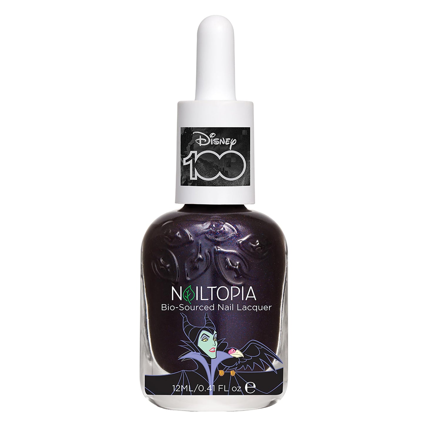 Nailtopia Bio-Sourced Chip Free Nail Lacquer Disney Collection, Maleficent, 0.41 oz - All Natural - Vegan - Strengthening - Quick-Dry - Long Lasting Beauty & Personal Care Nailtopia