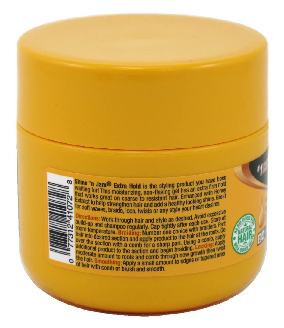 Ampro Shine 'n Jam Conditioning Gel, Extra Hold 4 oz (Pack of 6)