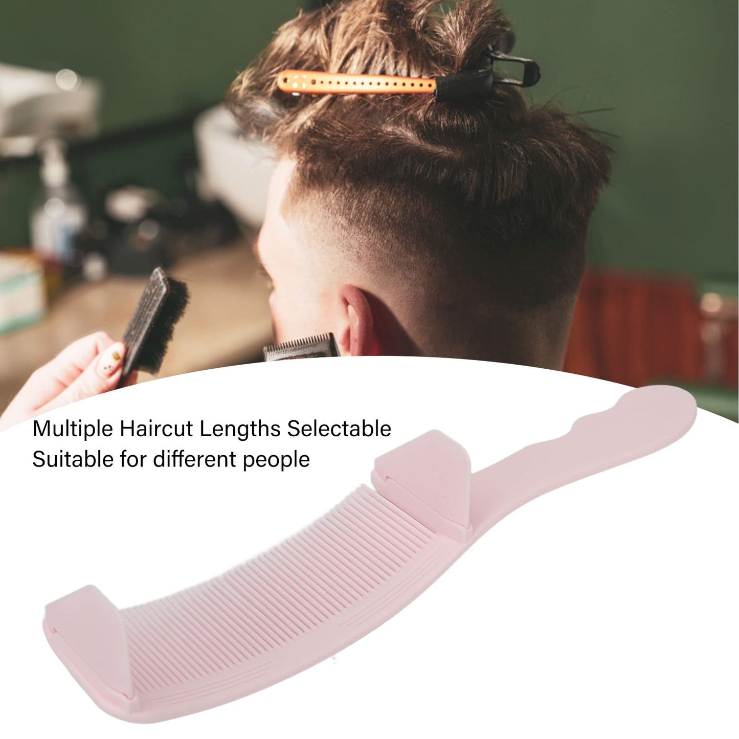 Professional Barber Clipper Comb Curved Flat Top S Shape Hairdressing Tool for Men Women Haircut Styling with 3 Removable Guide Comb Attachments Beauty and Personal Care goodstumbler