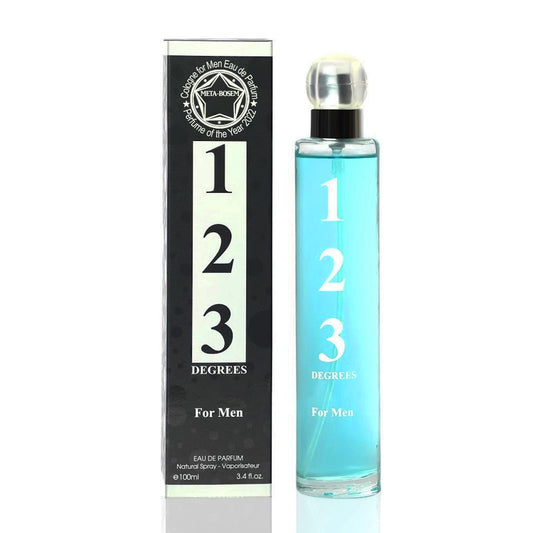 META-BOSEM 123 DEGREES, Men's Cologne Eau de Parfum Natural Spray - Floral Element - Masculine Scent - Great Holiday Gift - for All Day Use - a Beauty & Personal Care META-BOSEM