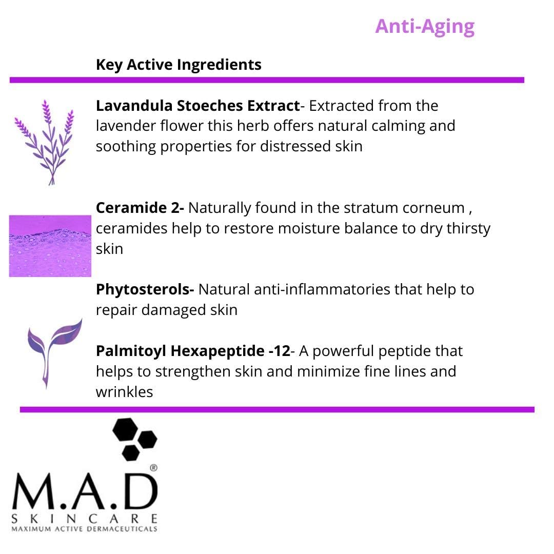 M.A.D Skincare Anti-Aging Saturday Night Transformation Primer W/Ceramide Complex