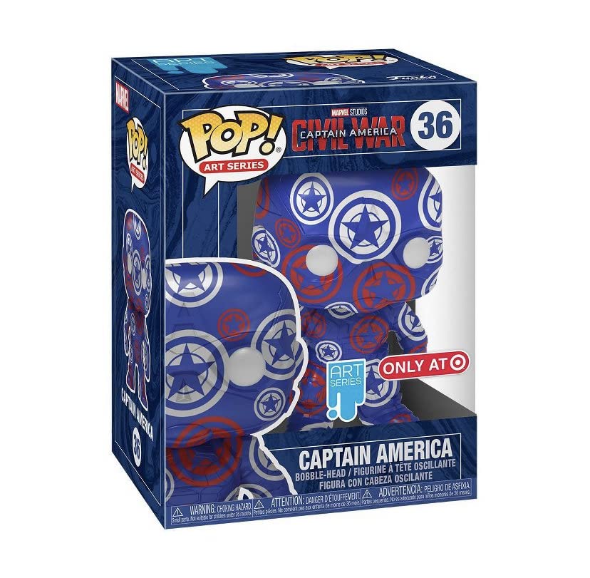 Funko POP! Collector's Box: Captain America Marvel Patriotic Age POP & Tee (Exclusive) XXL