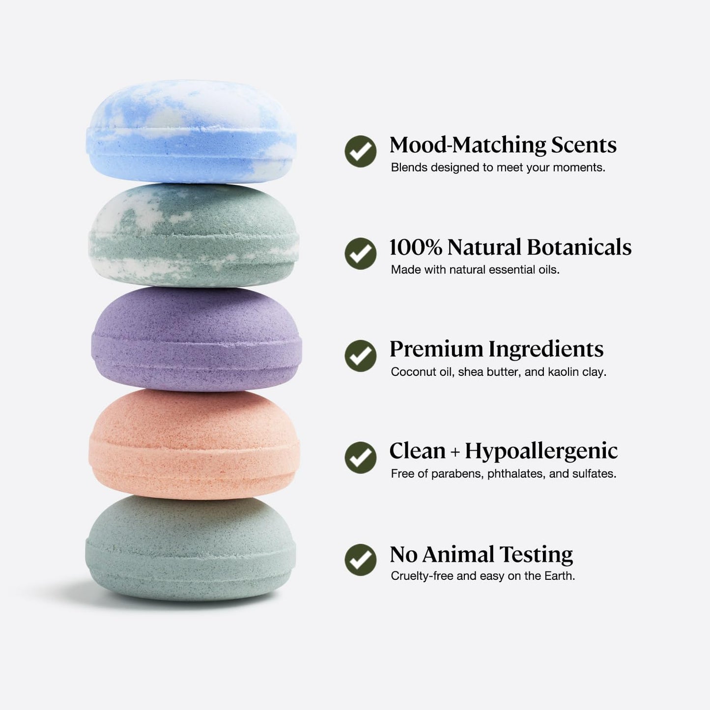 Sprig by Kohler Clary Sage + Patchouli Bath Bomb, Hypoallergenic, Made with Natural Botanicals & Premium Skincare Ingredients (Shea Butter, Coconut…