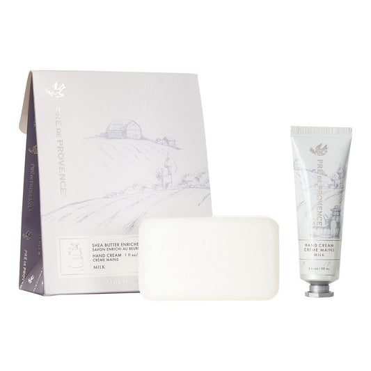 Pre de Provence Gift Set Collection 150 Gram Soap Bar & 1 fl oz Hand Cream, Milk Beauty & Personal Care Pre de Provence