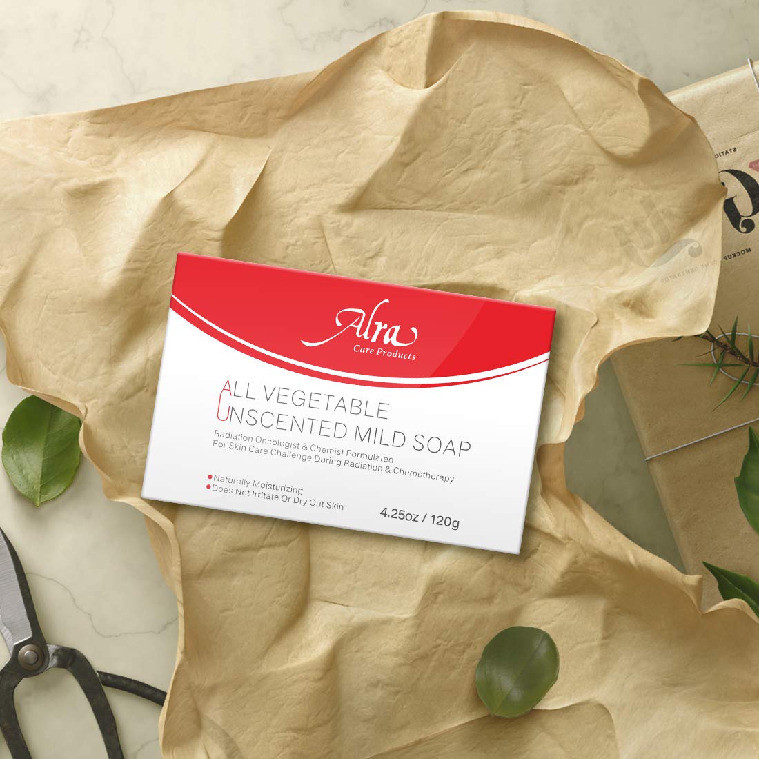 Alra - All Vegetable Unscented Mild Soap - Cleanses Skin During and Post Cancer Chemotherapy and Radiation Treatment - Soothing for Eczema, Psoriasis Beauty & Personal Care Alra