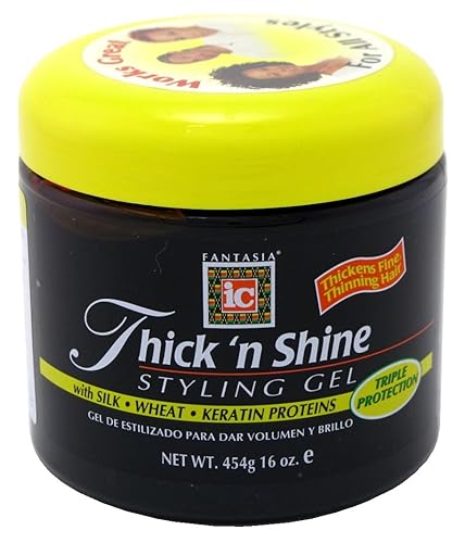 Fantasia Gel Thick 'N Shine 16oz Jar (2 Pack)