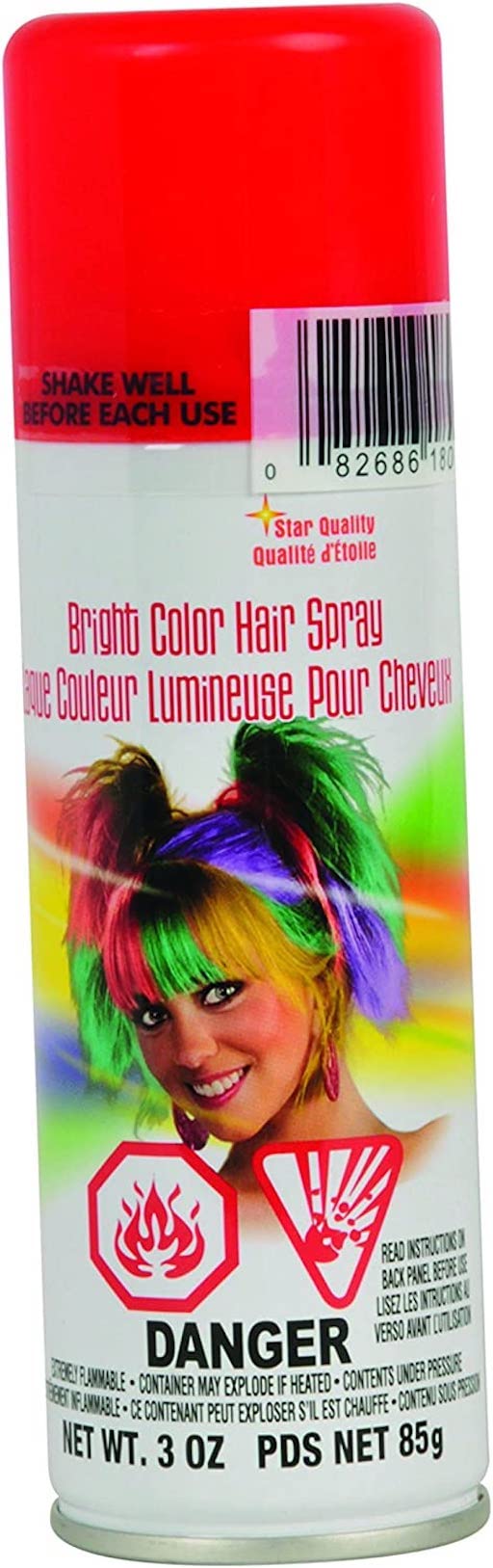 Rubies Red Haircolor Costume Hairspray for Adults, Unisex 3 Ounces Beauty & Personal Care Rubies