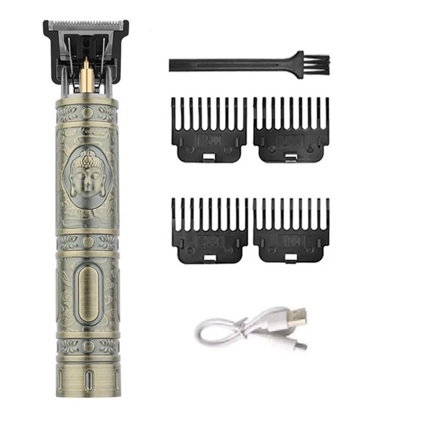 Razors T9 Hair Clipper Beard Shaving Body Hair Trimmer Clippers Electric Hair Cutting Machine Professional Barber Men Trimmer Shaver(Buddha-no Box) Beauty and Personal Care EWKYLSEM