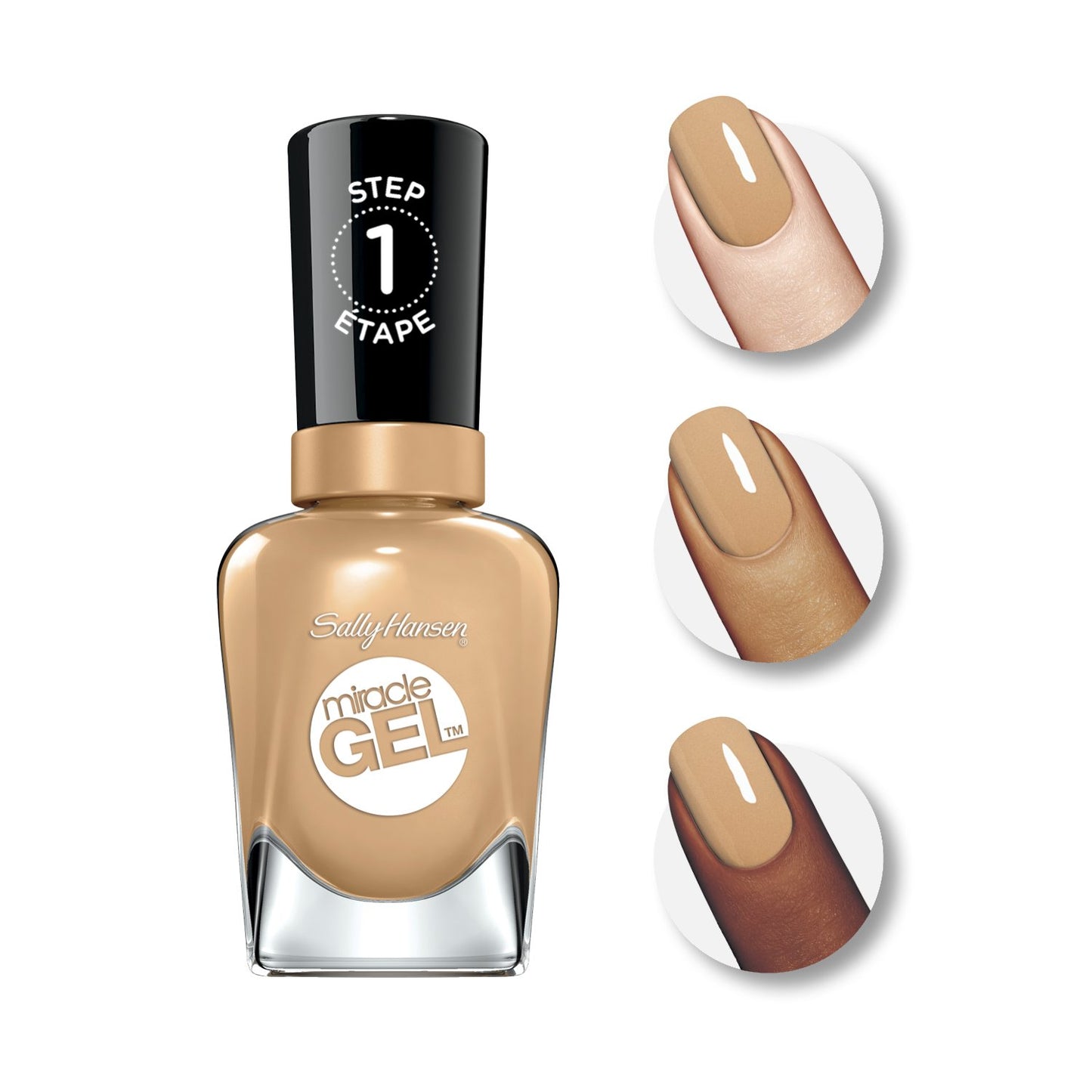 Sally Hansen Miracle Gel Nail Color, How Nude, 0.5 Ounce Beauty & Personal Care Sally Hansen