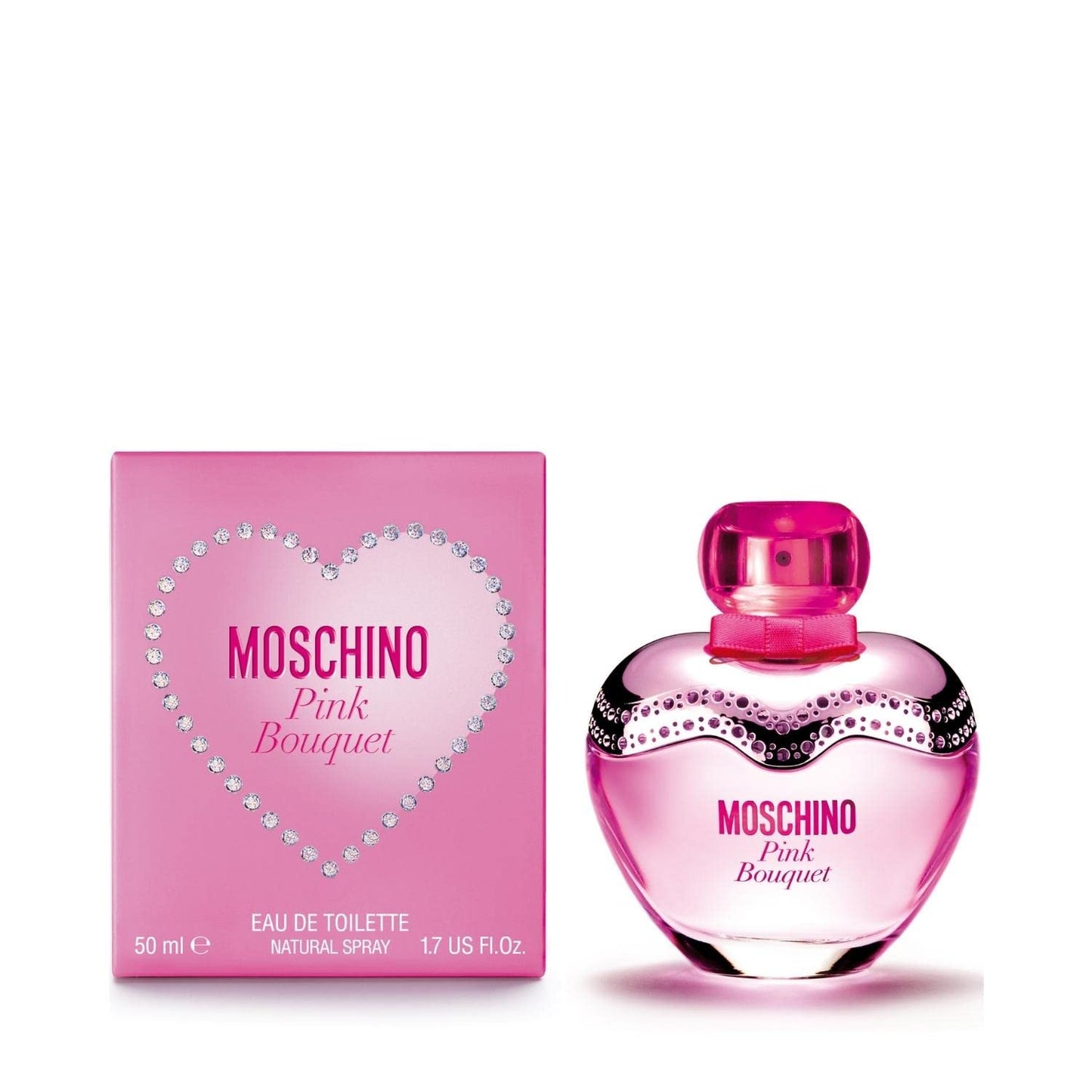 Moschino Pink Bouquet Eau de Toilette Spray for Women, 1.7 Ounce