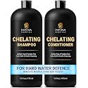 INFINA ESSENTIALS Chelating Clarifying Shampoo and Conditioner for Hard Water & Chlorine Removal | 16 fl oz | Sulfate Free Metal Detox Shampoo