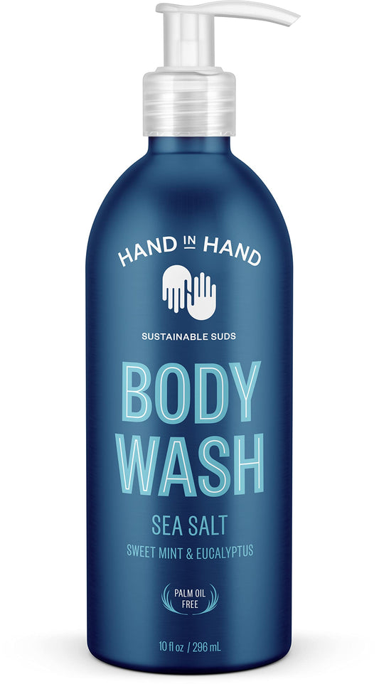 Hand in Hand, Body Wash Sea Salt, 10 Fl Oz Beauty & Personal Care Hand in Hand