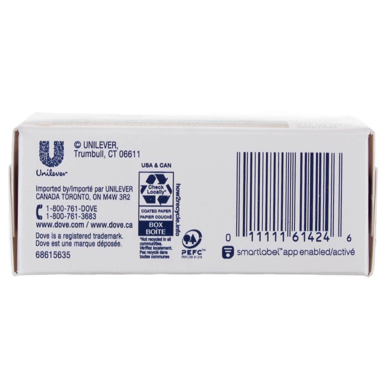 Dove Beauty Bar, White, 3.17 Oz