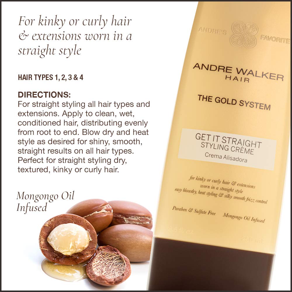 Andre Walker Hair - Get It Straight Styling Crème, 8.5 Fl Oz
