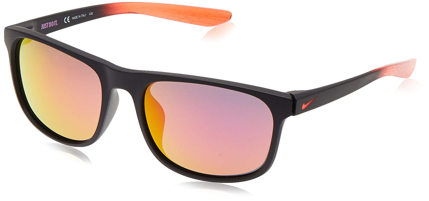 Nike CW4650-015 Endure M Sunglasses Matte Gridiron Frame Color, Grey with Pink Mirror Lens Tint