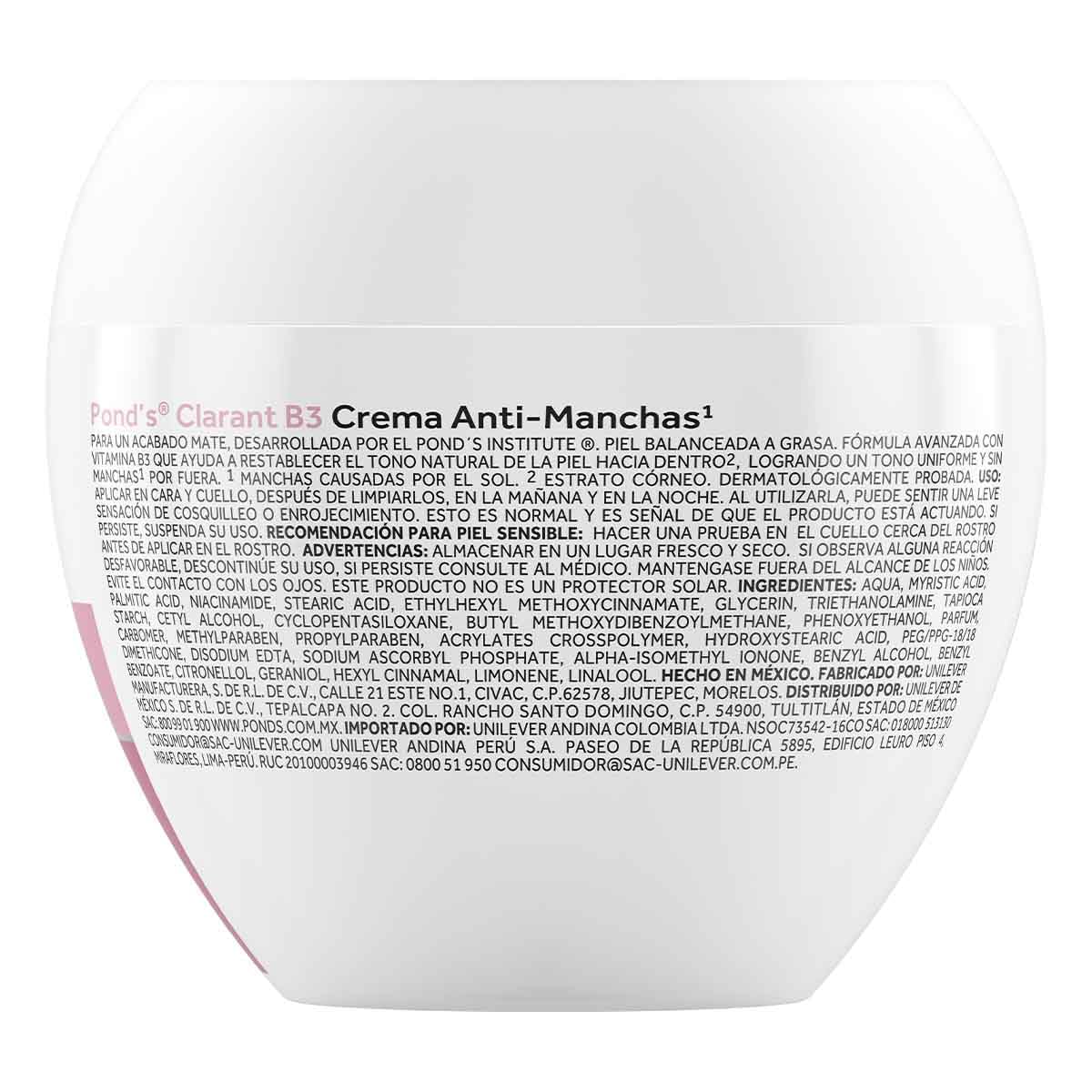Pond's Clarant B3 Anti-Dark Spot Correcting Cream Normal To Oily Skin 7oz