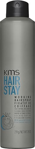 KMS HairStay Working Hairspray, Lasting Buildable Hold, 300ml