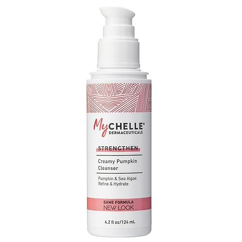 MyCHELLE Dermaceuticals Pumpkin Cleanser (4.2 Fl Oz) - Daily Facial Cleanser & Skin Cleanser with Pumpkin Seed Oil, Cloudberry Extract & Antioxidants
