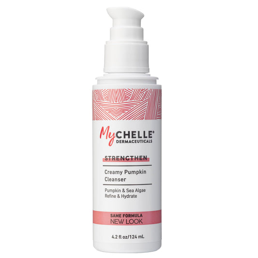 MyCHELLE Dermaceuticals Pumpkin Cleanser (4.2 Fl Oz) - Daily Facial Cleanser & Skin Cleanser with Pumpkin Seed Oil, Cloudberry Extract & Antioxidants