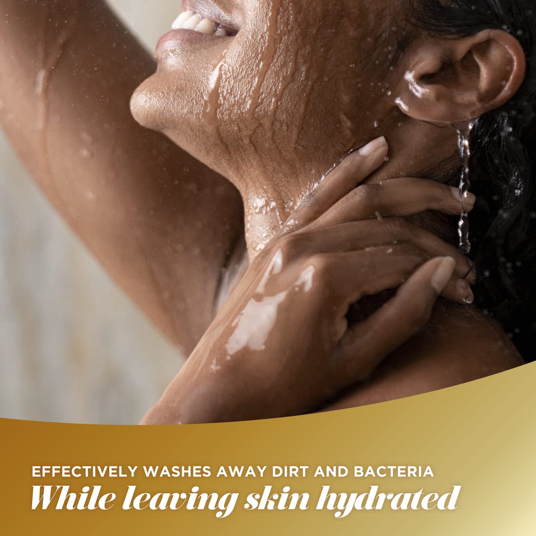 Caress Body Wash For Gorgeous, Radiant Skin Shea Butter & Brown Sugar Hydrating and Exfoliating Body Wash 20 fl oz