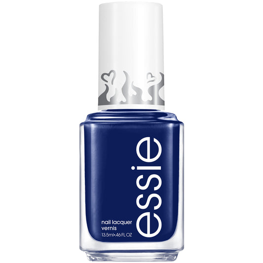 essie Salon-Quality Nail Polish, 8-free Vegan, Valentines Day 2023 collection, Blue, License To Thrill, 0.46 fl oz