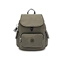 Kipling City Pack S Women's Backpack Handbag, Green moss, One Size