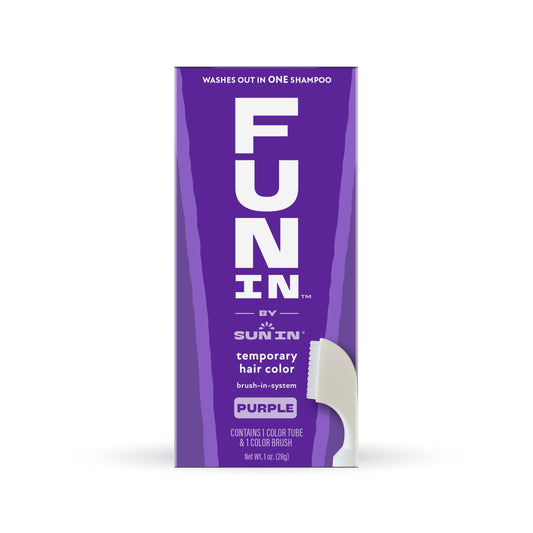 Fun In by Sun In Temporary Hair Color with Easy Brush Applicator for Kids, Teens & Adults - Washable One day color for Festivals, Events & Parties Beauty & Personal Care FUN IN