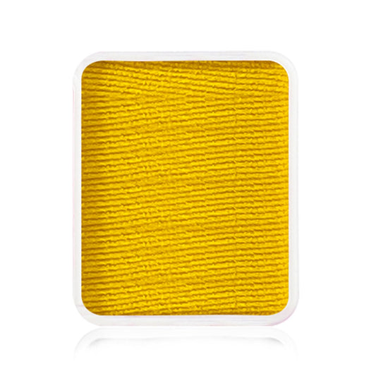 Kraze FX Face Paint Palette Refill - Yellow Face Paint (6 gm) - Hypoallergenic Non-Toxic Water Activated Professional Halloween Face & Body Painting
