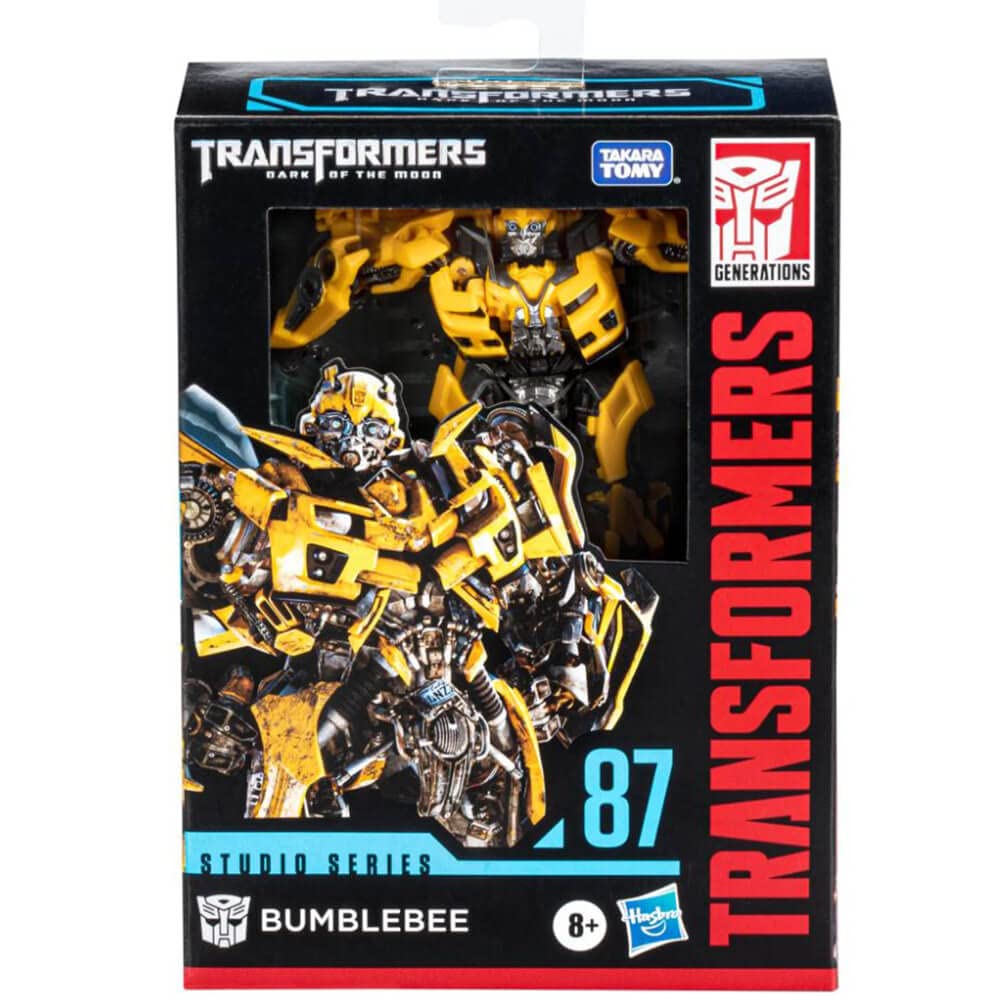 Transformers Toys Studio Series 87 Deluxe Class Dark of The Moon Bumblebee Action Figure - Ages 8 and Up, 4.5-inch, Multicolored