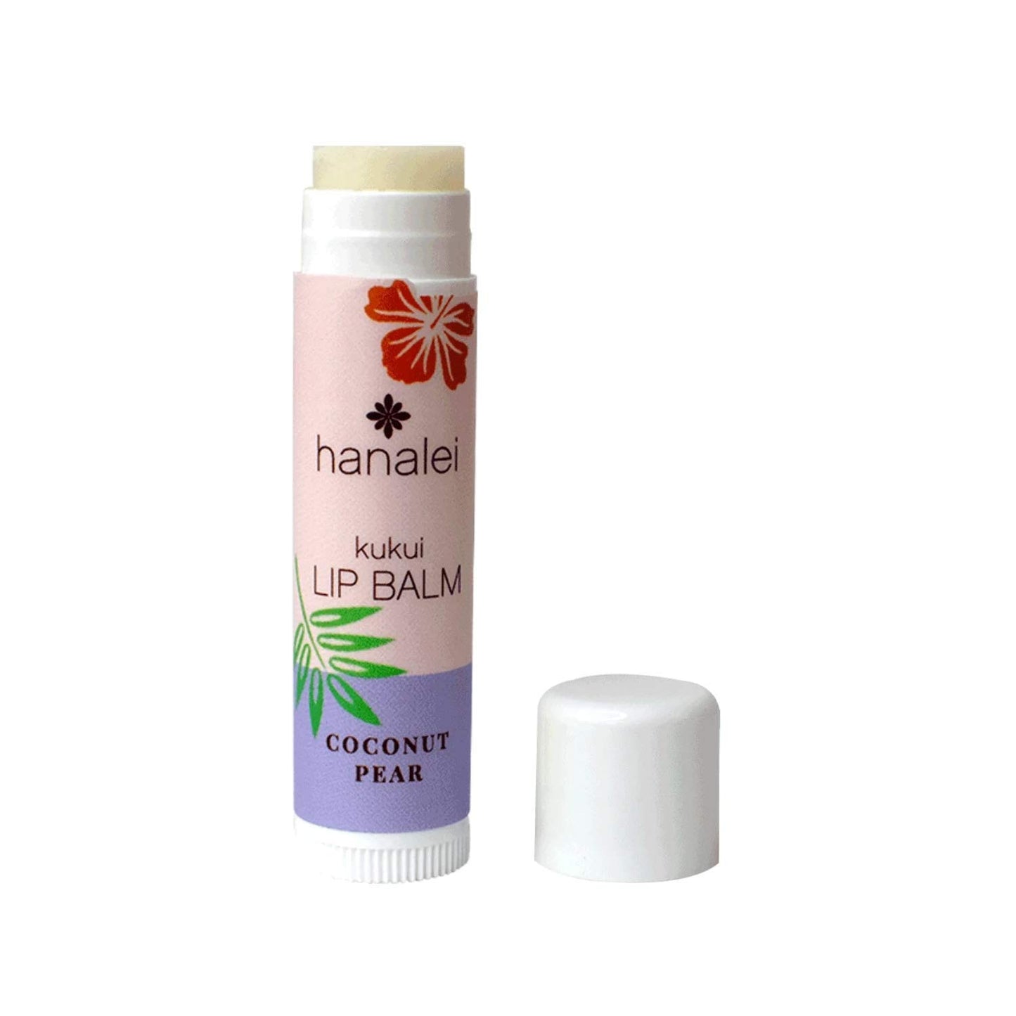 Hanalei Lip Balm & Moisturizer - Natural Kukui Oil & Beeswax for Hydrating, Soothing & Repairing Dry, Chapped Lips - Long-Lasting Care - Softens