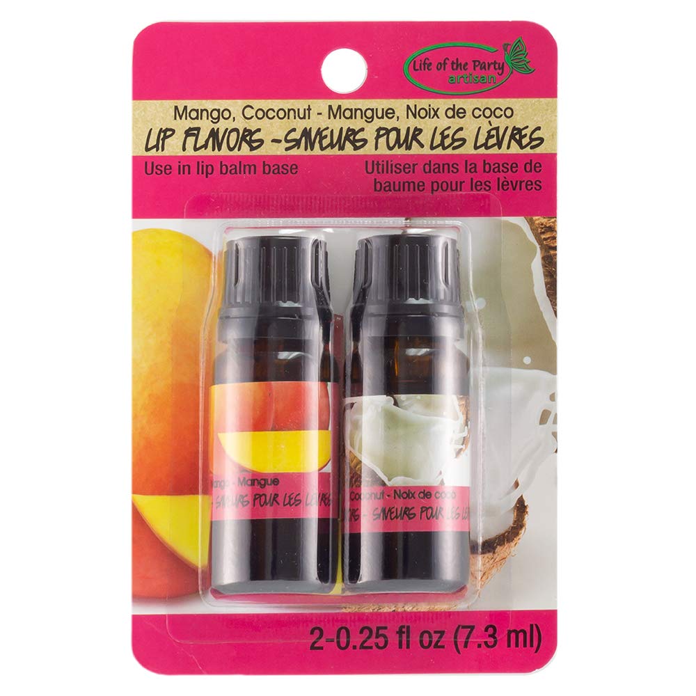 Life of the Party Mango/Coconut Lip Flavors, 2 Pack, 61025