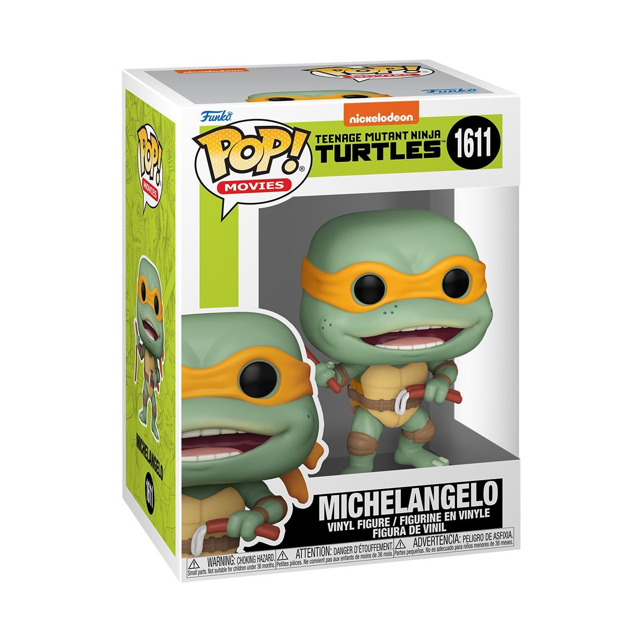 Funko POP! Movies: Teenage Mutant Ninja Turtles (TMNT) - Michelangelo Sausage Link Nunchucks - Collectable Vinyl Figure - Gift Idea - Official…