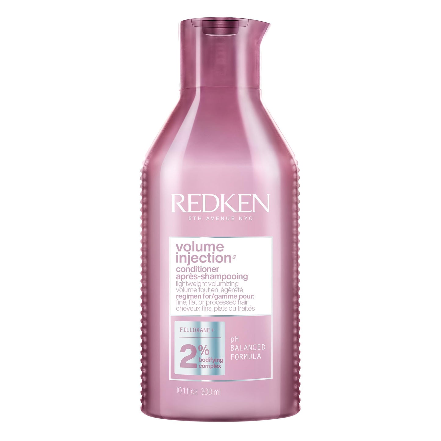 Redken Volume Injection Conditioner, Lightweight Volume Conditioner For Fine Hair, Detangles and Adds Volume & Body to Flat Hair, Soft, Shiny Finish