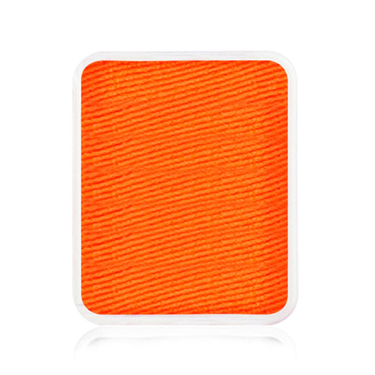 Kraze FX Face Paint Palette Refill - Neon Orange Face Paint (6 gm) - Hypoallergenic Non-Toxic Water Activated Professional Halloween Face & Body
