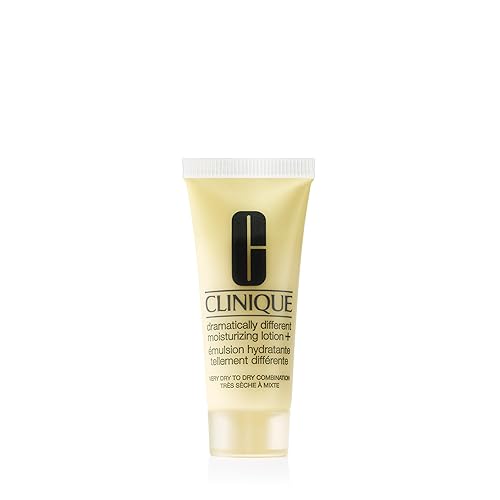 Clinique 3-Step Dramatically Different Moisturizing Lotion+ | Face Moisturizer For Dry to Dry Combination Skin Types | With Glycerin | Hydrating, Mini